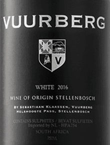 Etiket — Vuurberg White